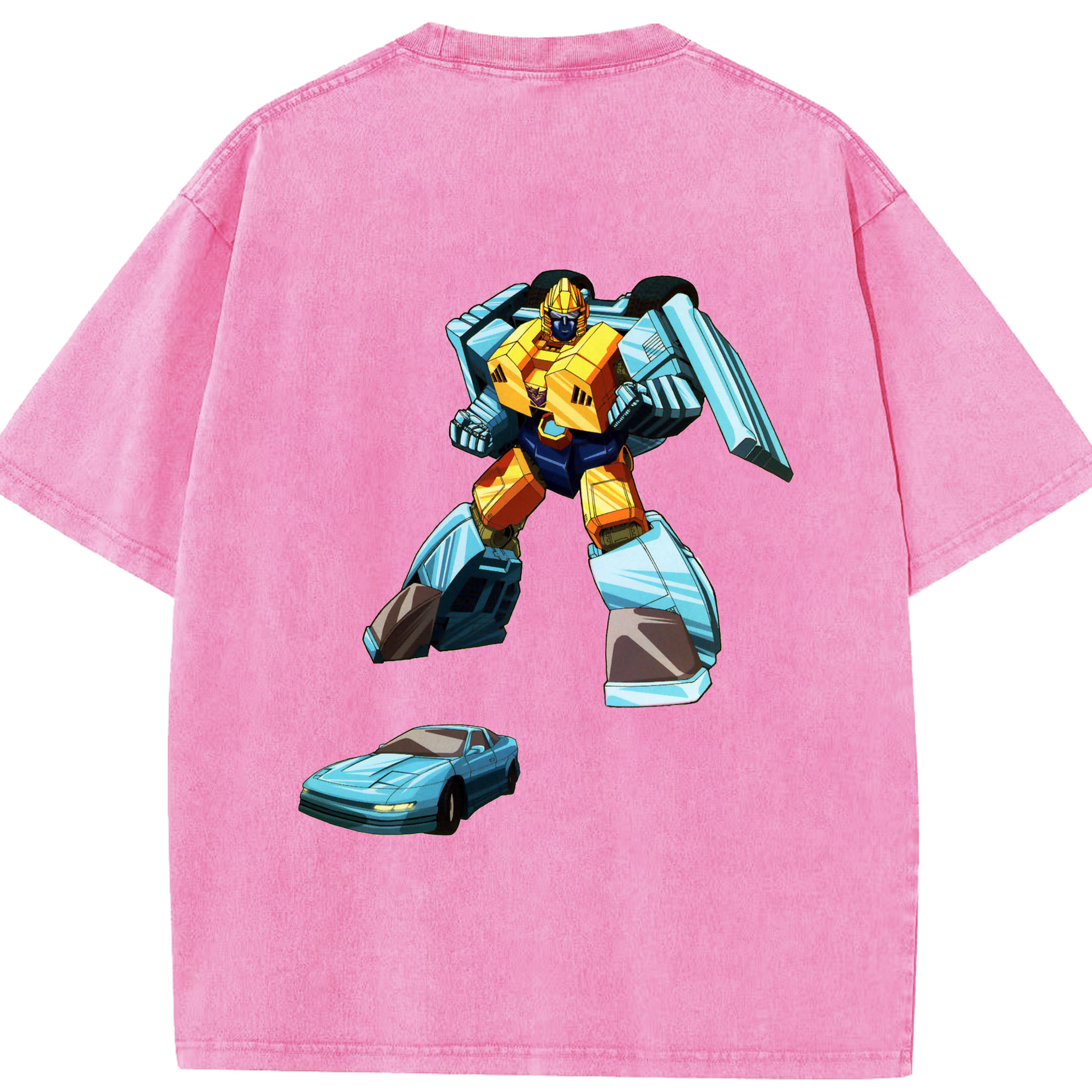 （画像用）  綿100% ヴィンテージ風 半袖Tシャツ（背面プリント）
